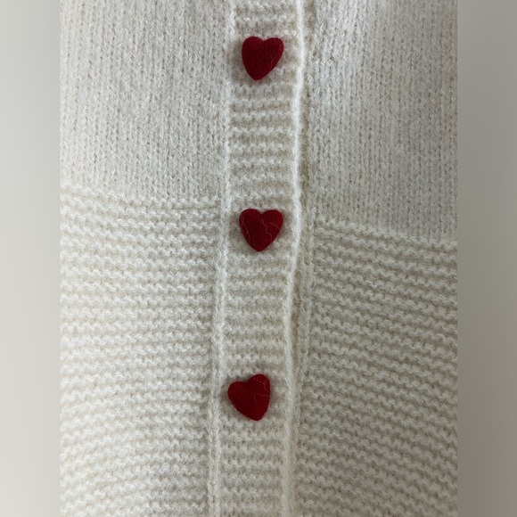 NWT Chicwish Cardigan with Heart Buttons - Picture 3 of 5